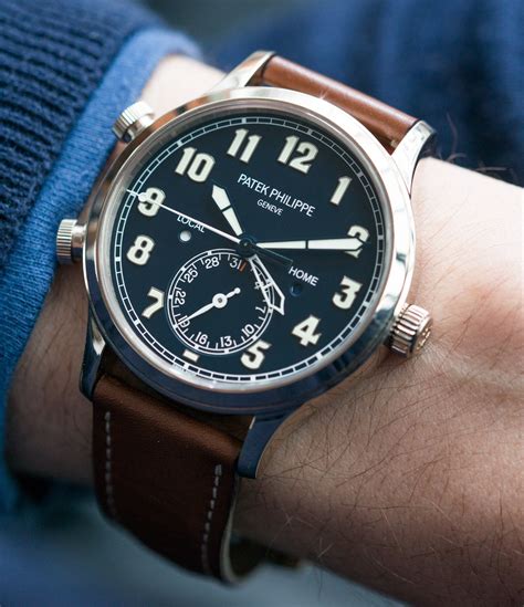 patek philippe 5524g calatrava pilot travel time|Patek Philippe 5524g review.